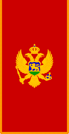 [Republic of Montenegro, 2004 <I>de facto</I> flag]